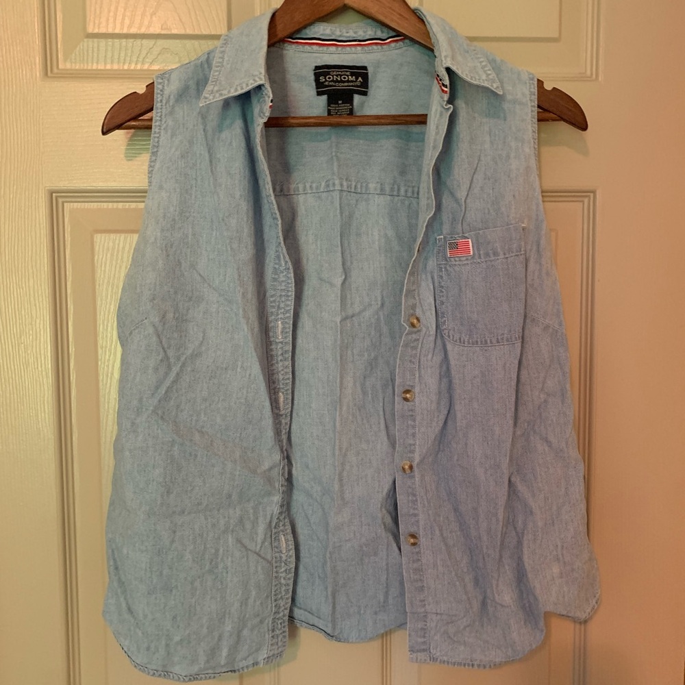 Sonoma Light Blue Denim Shirt